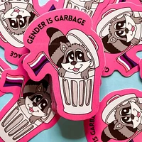 Gender Is Garbage GF Sticker