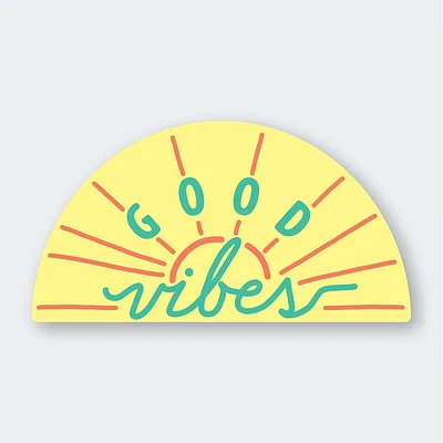 Good Vibes Only Sticker 3.4" X 1.8"