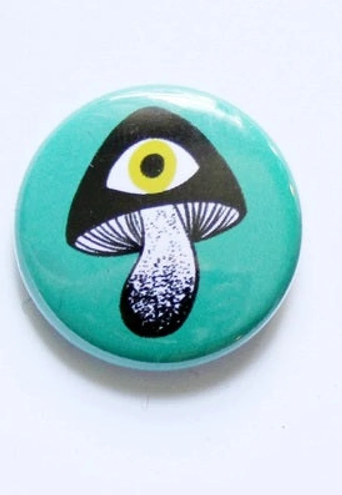 Green Mushroom Buttom