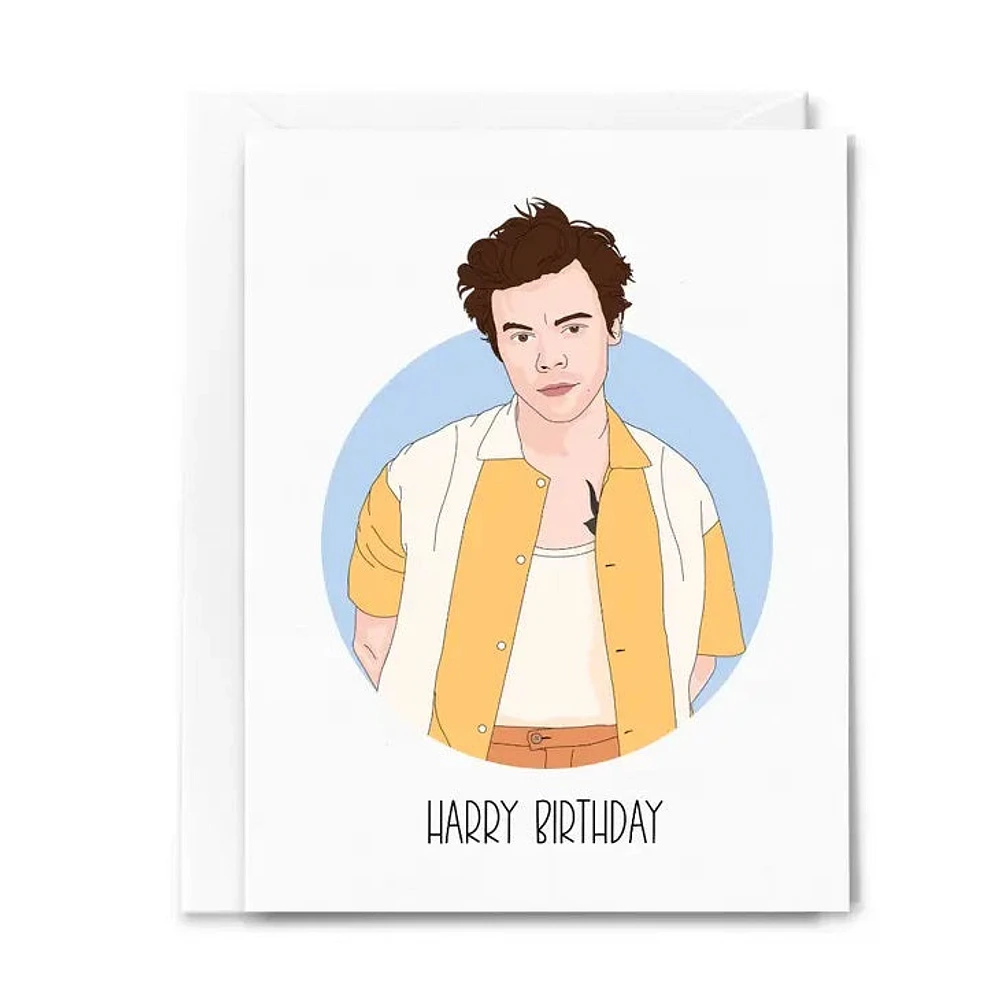 Carte d'anniversaire Harry Styles