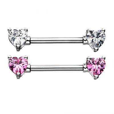 Heart Gems Nipple Bar