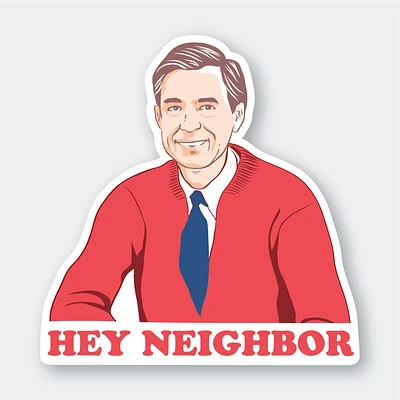 Hey Neighbor Sticker 2.9" X 3"