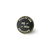 HE/HIM PRONOUN PINS