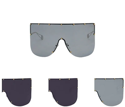 LARGE STAR DETAIL SUNGLASSES