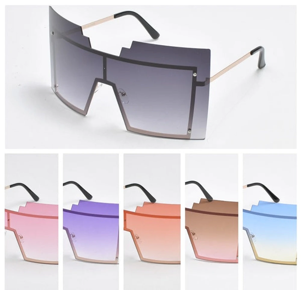 LARGE SQUARE CUT SUNGLASSES