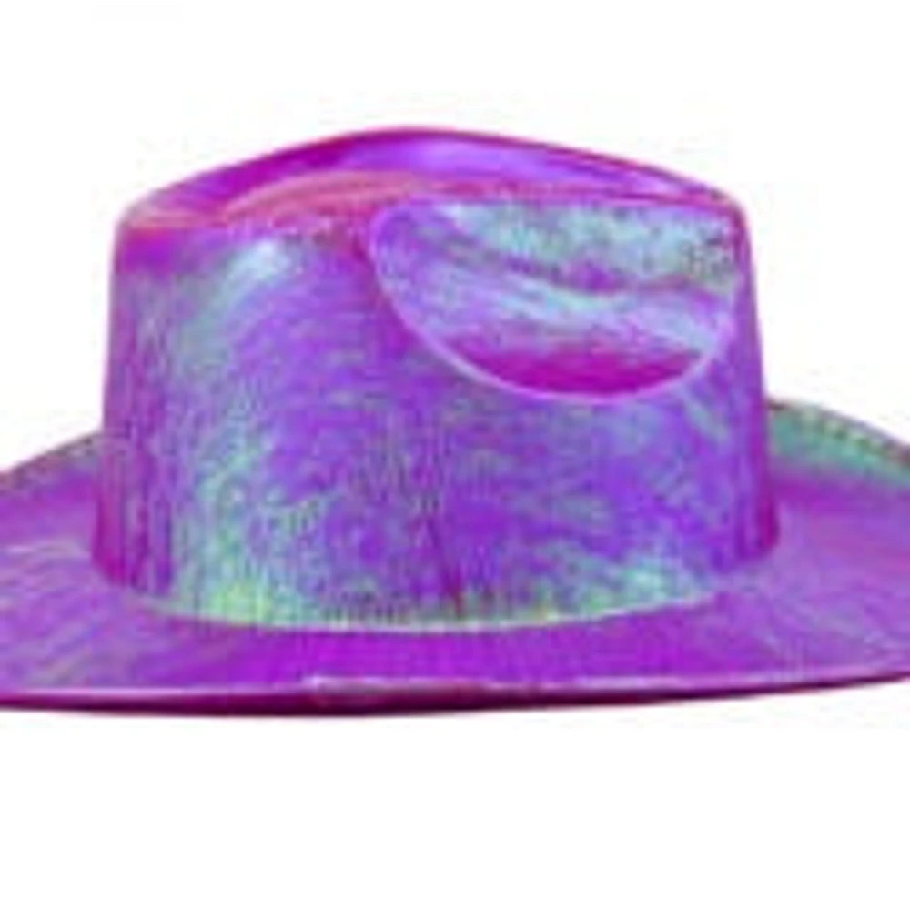 Sombrero morado metalizado