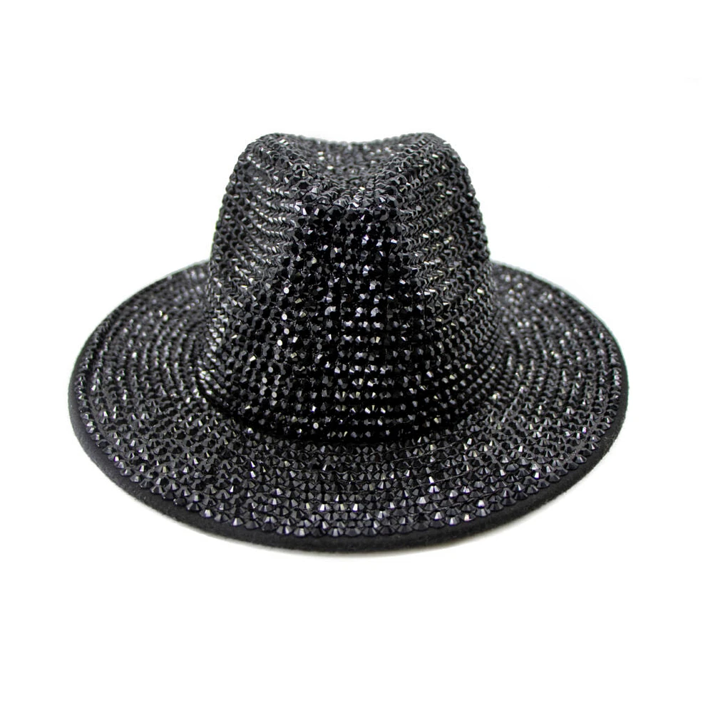 Chapeau en strass