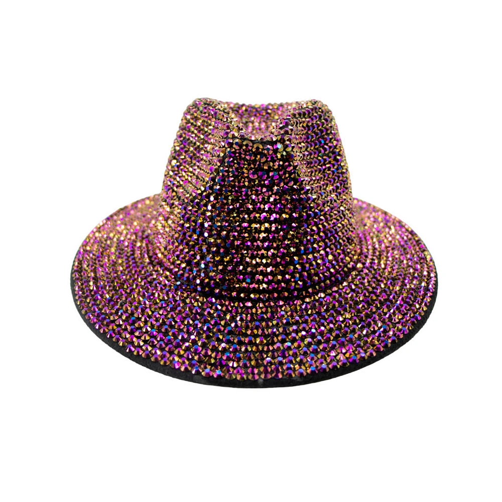 Chapeau en strass