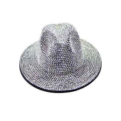 Sombrero de diamantes de imitación