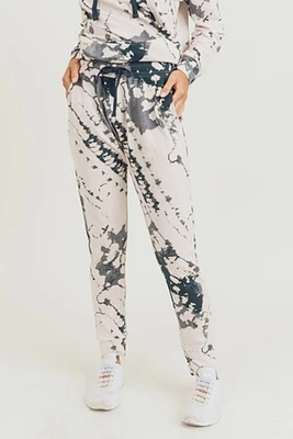 PANTALON DE SWEAT TIE DYE IMPRIMÉ NUMÉRIQUE