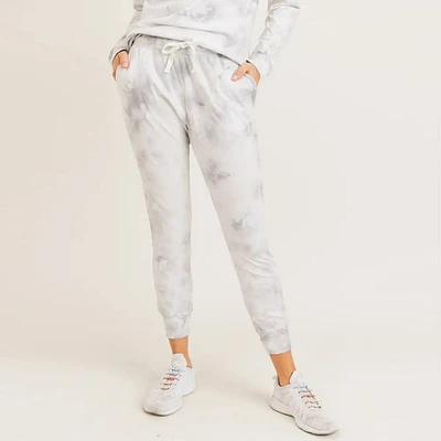 JOGGERS SKINNY TIE DYE MOON DUST