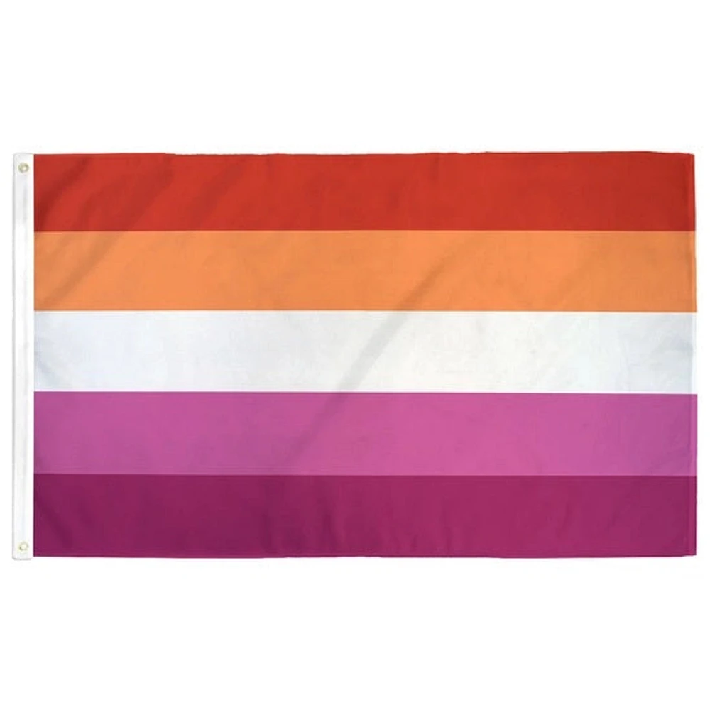 Drapeau de la fierté lesbienne 3 pieds x 5 pieds