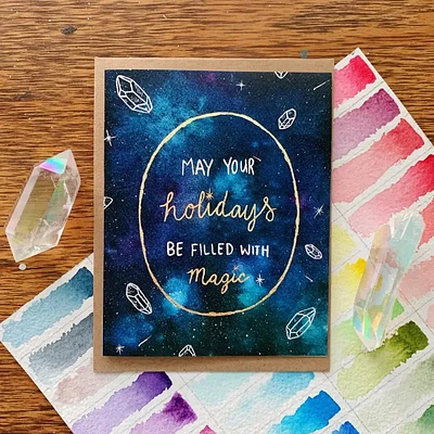 Magical Holiday Greeting Card