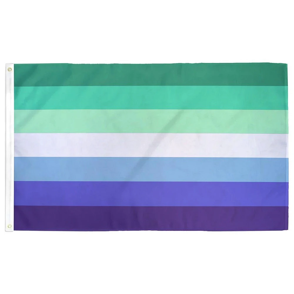 Bandera del orgullo de los hombres amantes de los hombres 3FT X 5FT