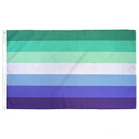 Bandera del orgullo de los hombres amantes de los hombres 3FT X 5FT