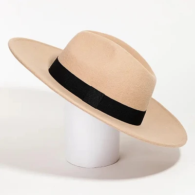 WOOL FELT WESTERN HAT