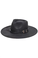 DOUBLE BELT STRAP FEDORA