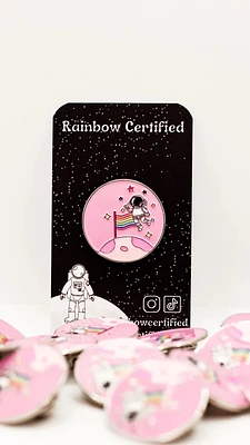 Moon Land LGBTQIA+ Pride Pin