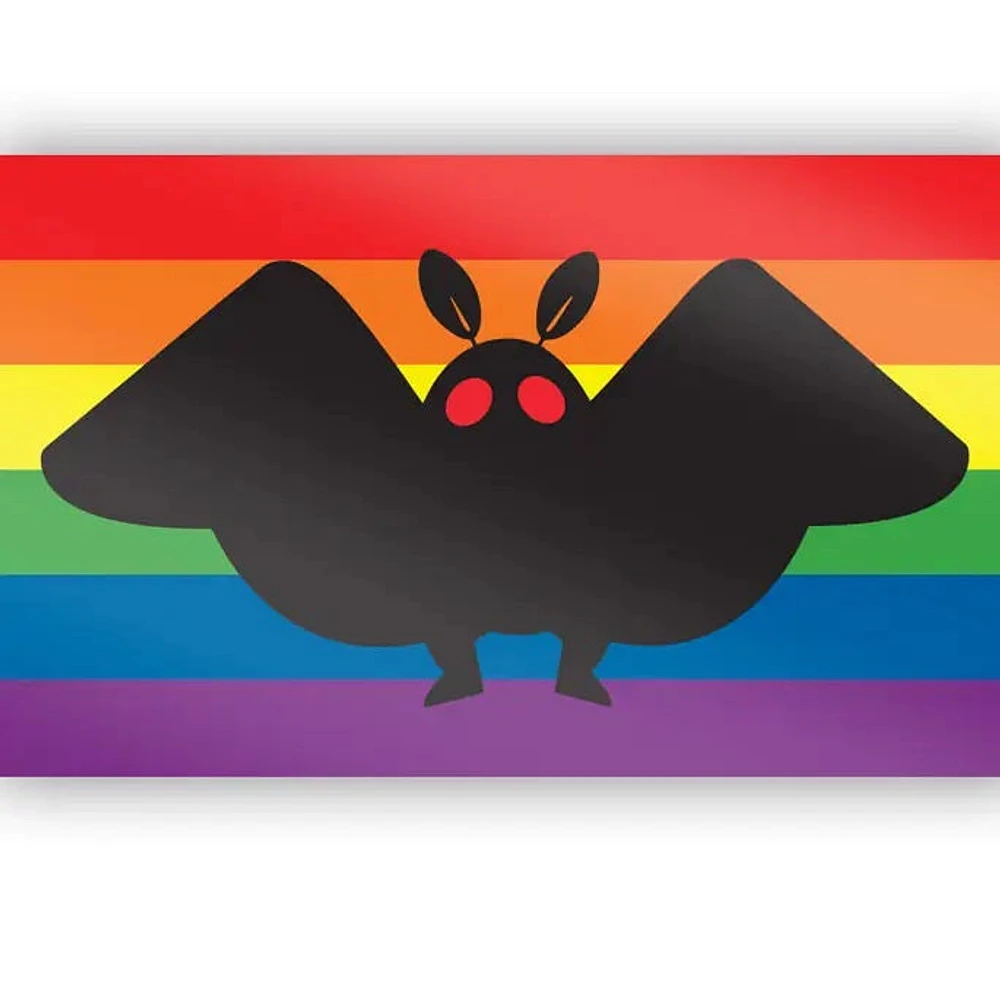 Pegatina del Orgullo de Mothman 3.3" X 2"