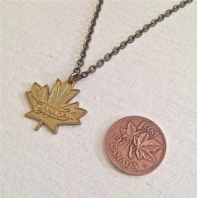 Maple- Vintage Charm Necklace