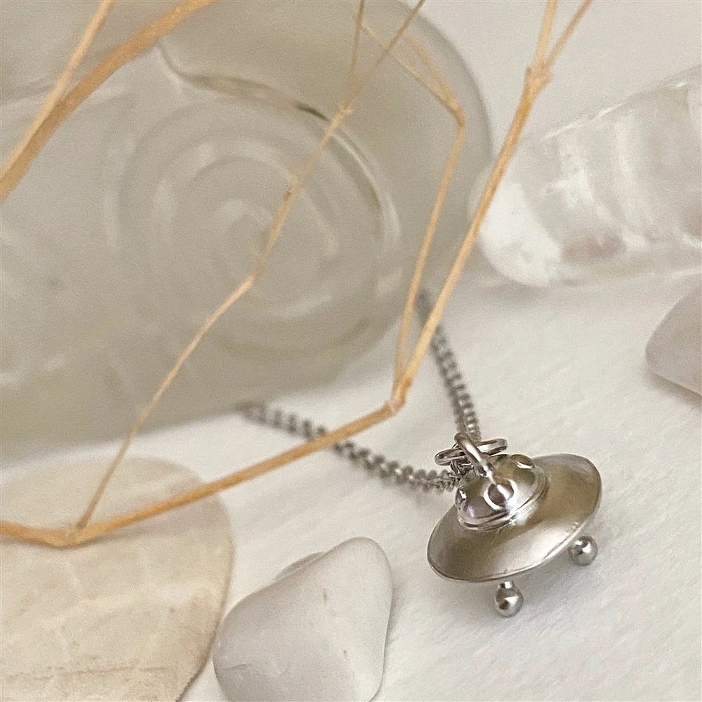 ScullyUFO Charm Necklace