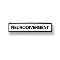 Chapa de identidad de neurodiversidad