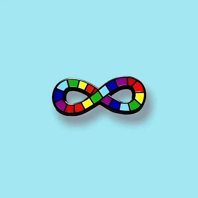 Mini Neurodiversity Pride Pin