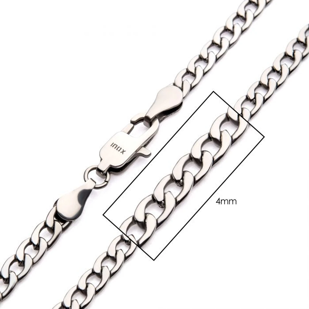 Steel Classic Curb Chain 4mm 20"