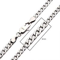 Steel Classic Curb Chain 4mm 22"