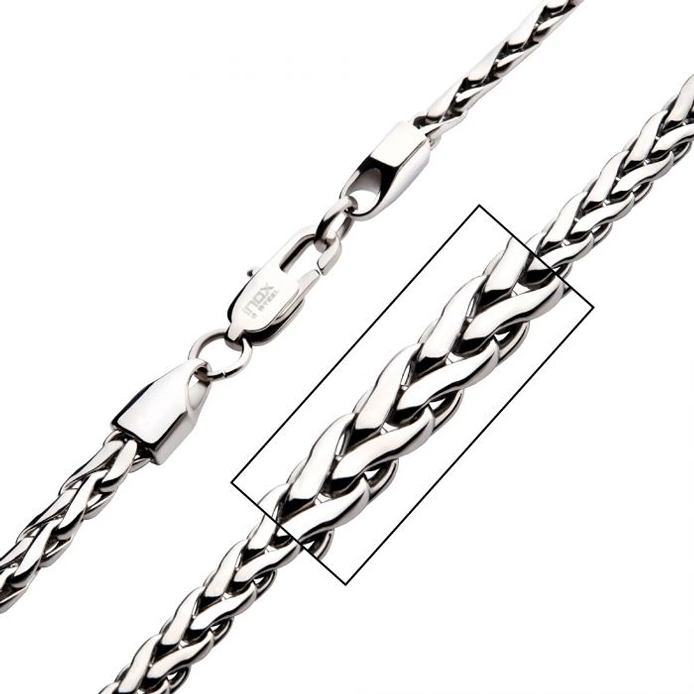 Stainless Steel Spiga Chain 5mm 24in.