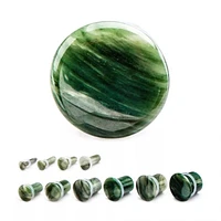 Green Jasper Single Flare 8g - 2g