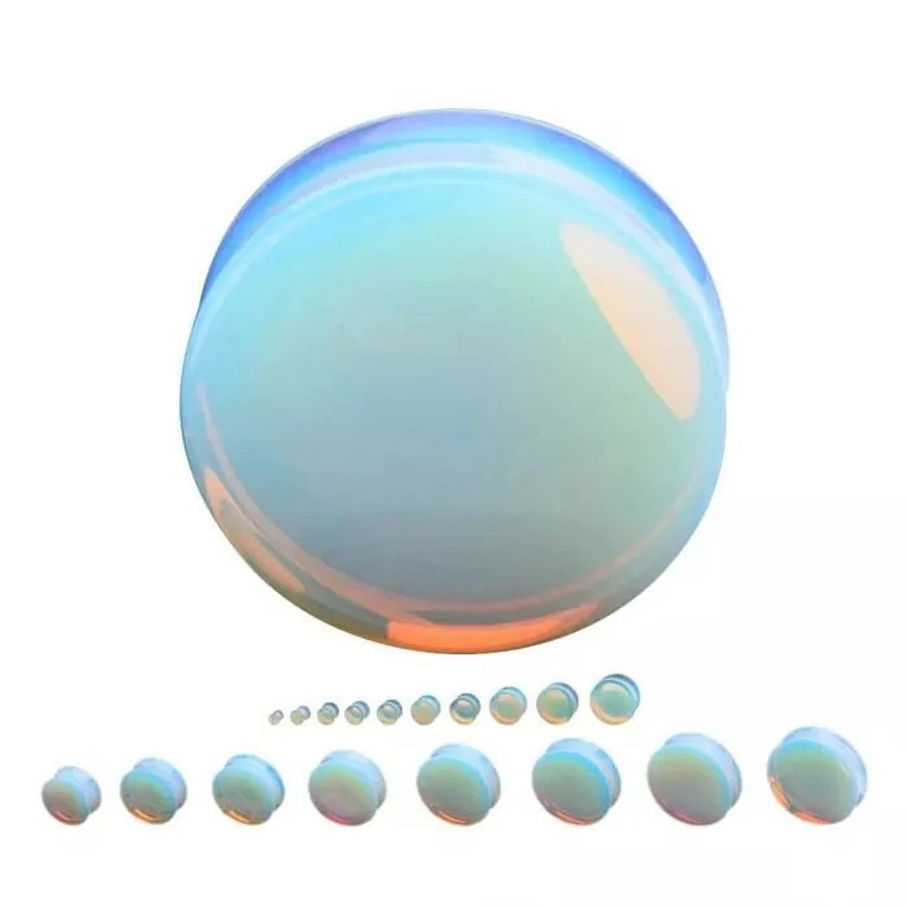 Opalite Double Flare 0g - 7/8"