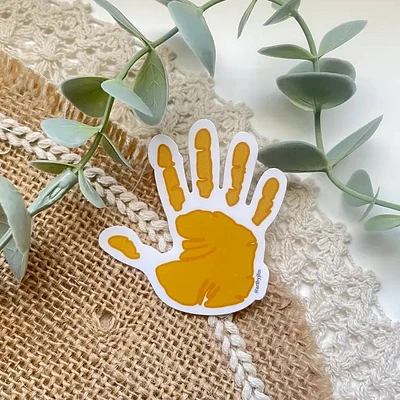 Every Child Matters Orange Hand Sticker