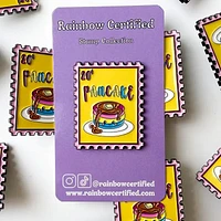 Pansexual Pancakes Stamp Pin