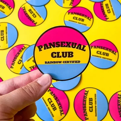 Pansexual Pride Club Sticker