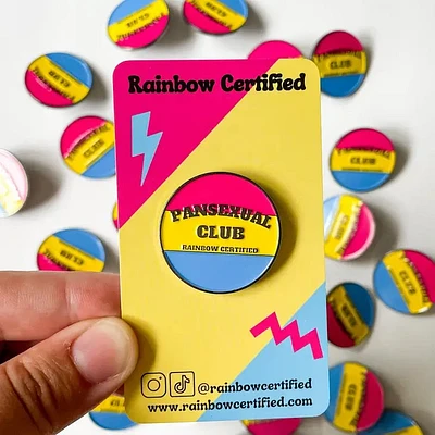 Pansexual Pride Club Pin