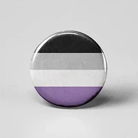 Botón de bandera asexual