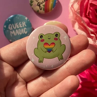 Pride Frog Pin