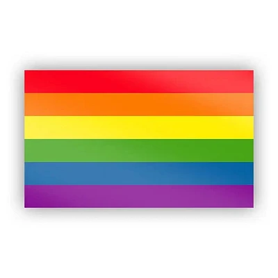 Pegatina Arco Iris LGBTQIA+ 4.2" X 2.5"