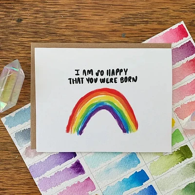 Rainbow Greeting Card