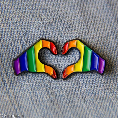 RAINBOW HEART HANDS