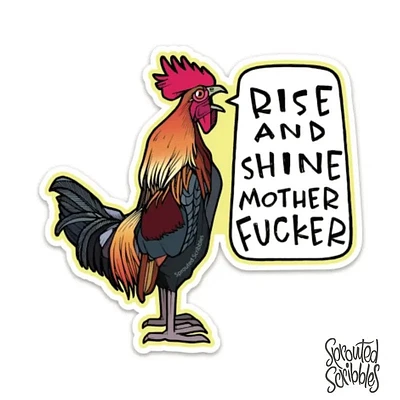 ROOSTER RISE AND SHINE MAGNET