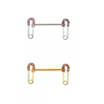 Safety Pin Nipple Barbell