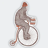 Sasquatch Bike Sticker