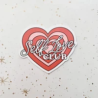 Self Love Club Heart Sticker