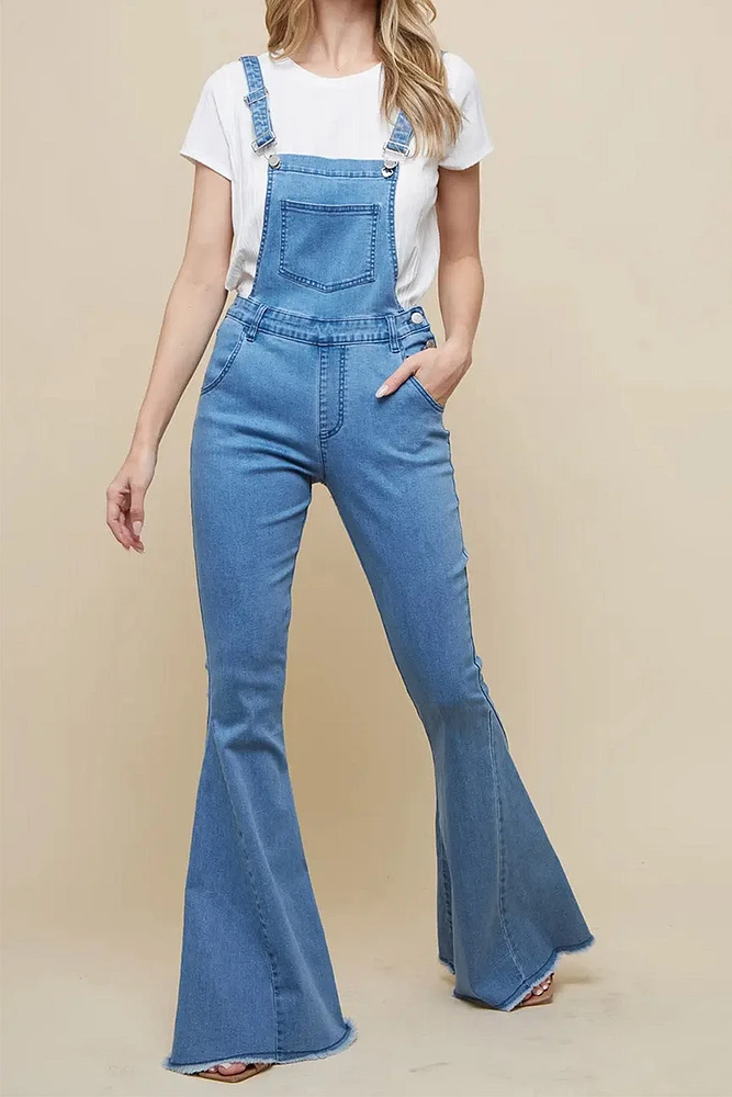 DENIM OVERALL LT