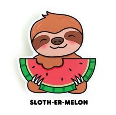 Slothermelon Sticker