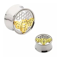 Bee With Honeycomb DF Tunnel 8G-2G Steel Tunnel