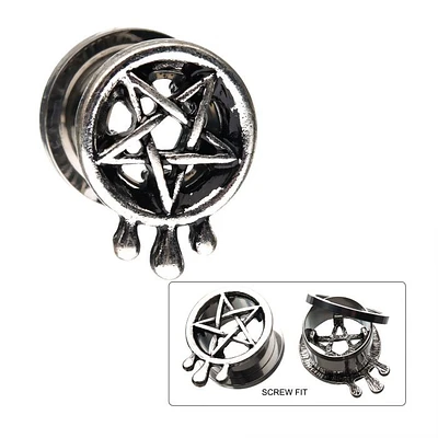 Pentagram Machine Head 0g - 7/8"