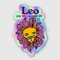 Leo Zodiac Sticker